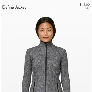 Lululemon define jacket
